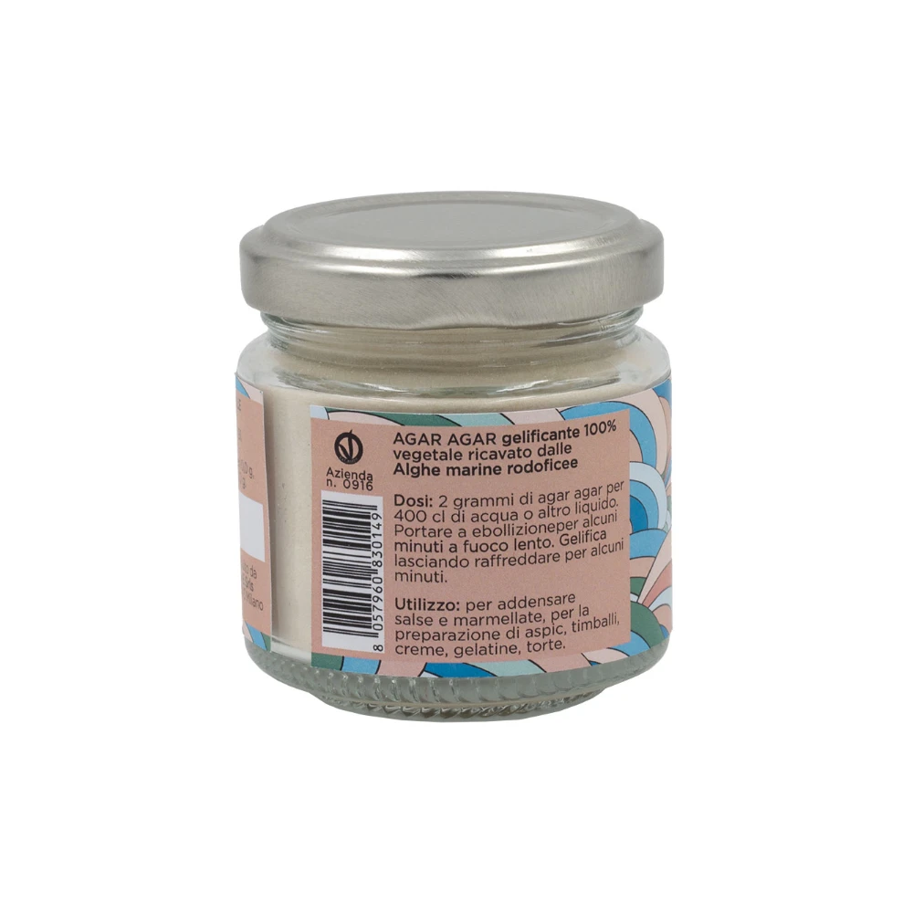 AGAR AGAR POUDRE BIO 50G* - Les Jardins de Sainte-Hildegarde